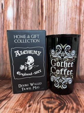 Alchemy of England Gothic Gothee Coffee Double Walled Ceramic Mug